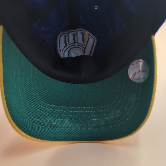 Milwaukee Brewers‎ American Needle Hat Cap Blue Yellow Men Fitted Large Wool MLB - Picture 5 of 10